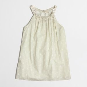[ J Crew ] Anchor Print Halter Top